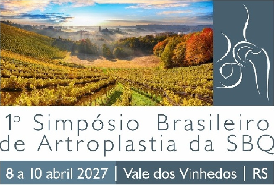Logo do evento 1º SIMPÓSIO BRASILEIRO DE ARTROPLASTIA DA SBQ